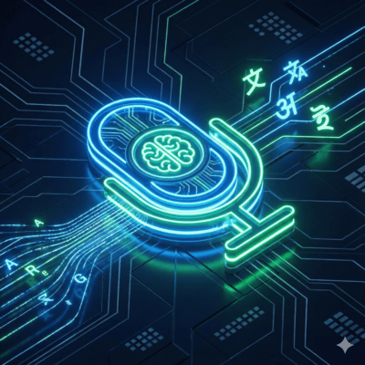 TransVoice AI Chrome Browser - Product Hunt launch logo and brand identity