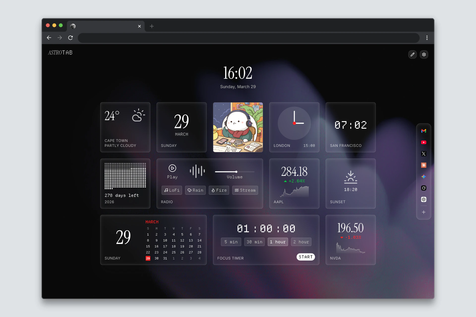 Astrotab screenshot 2