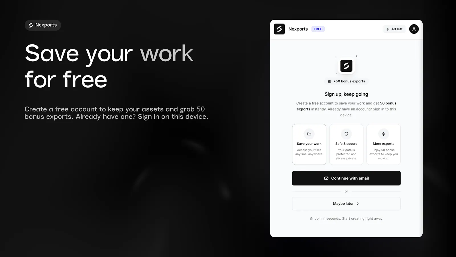 Nexports screenshot 4