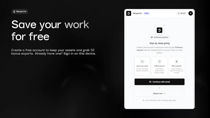 Nexports screenshot 4