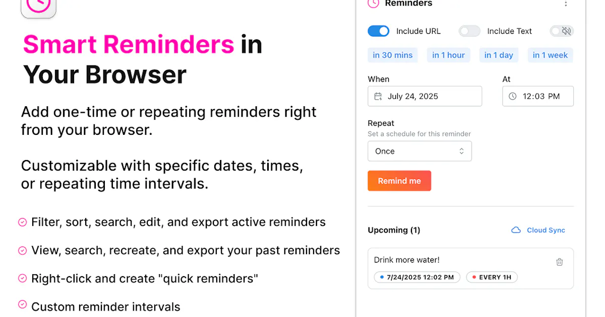Best Reminder App Chrome Extension