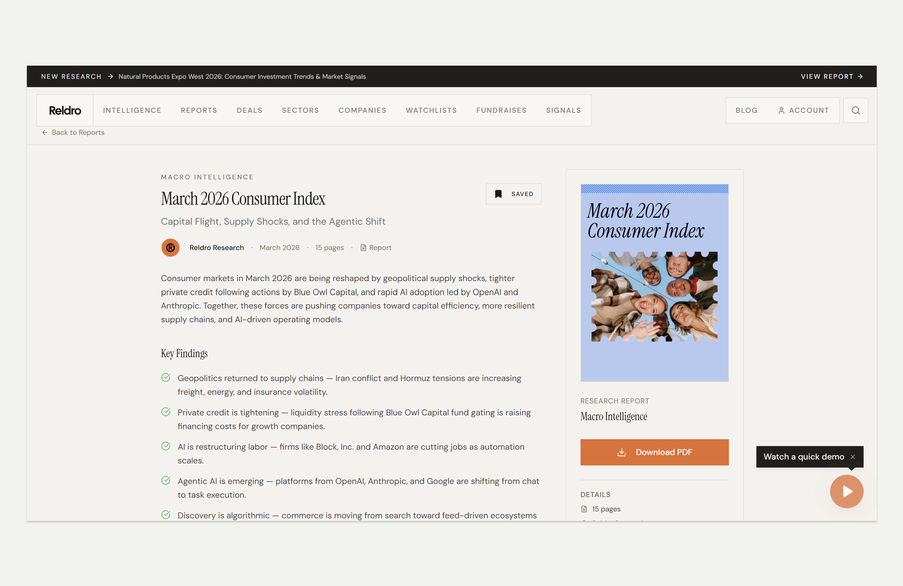 Reldro — B2C Investment Intelligence media 6