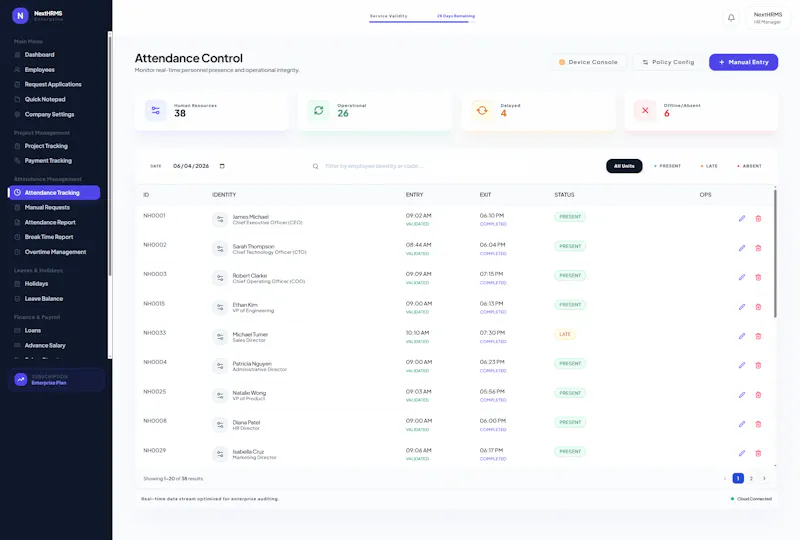 NextHRMS screenshot 7