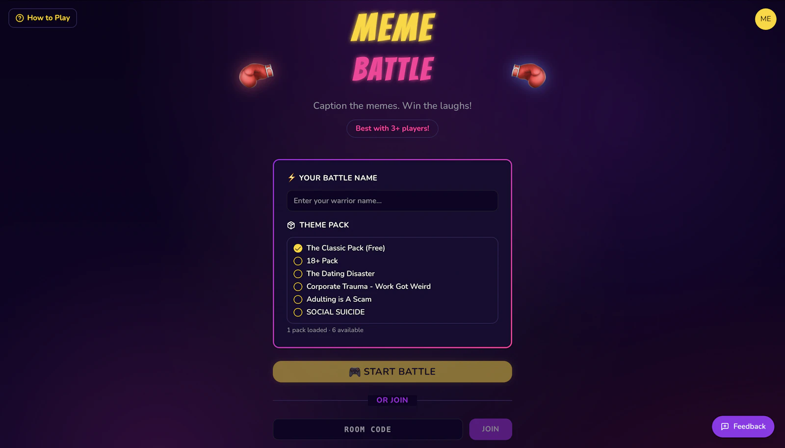 Meme Battle screenshot 1