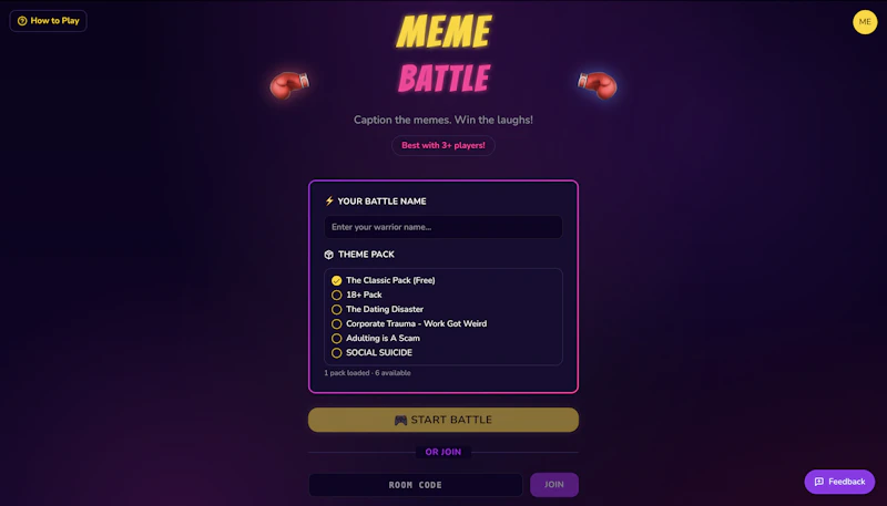 Meme Battle screenshot 1