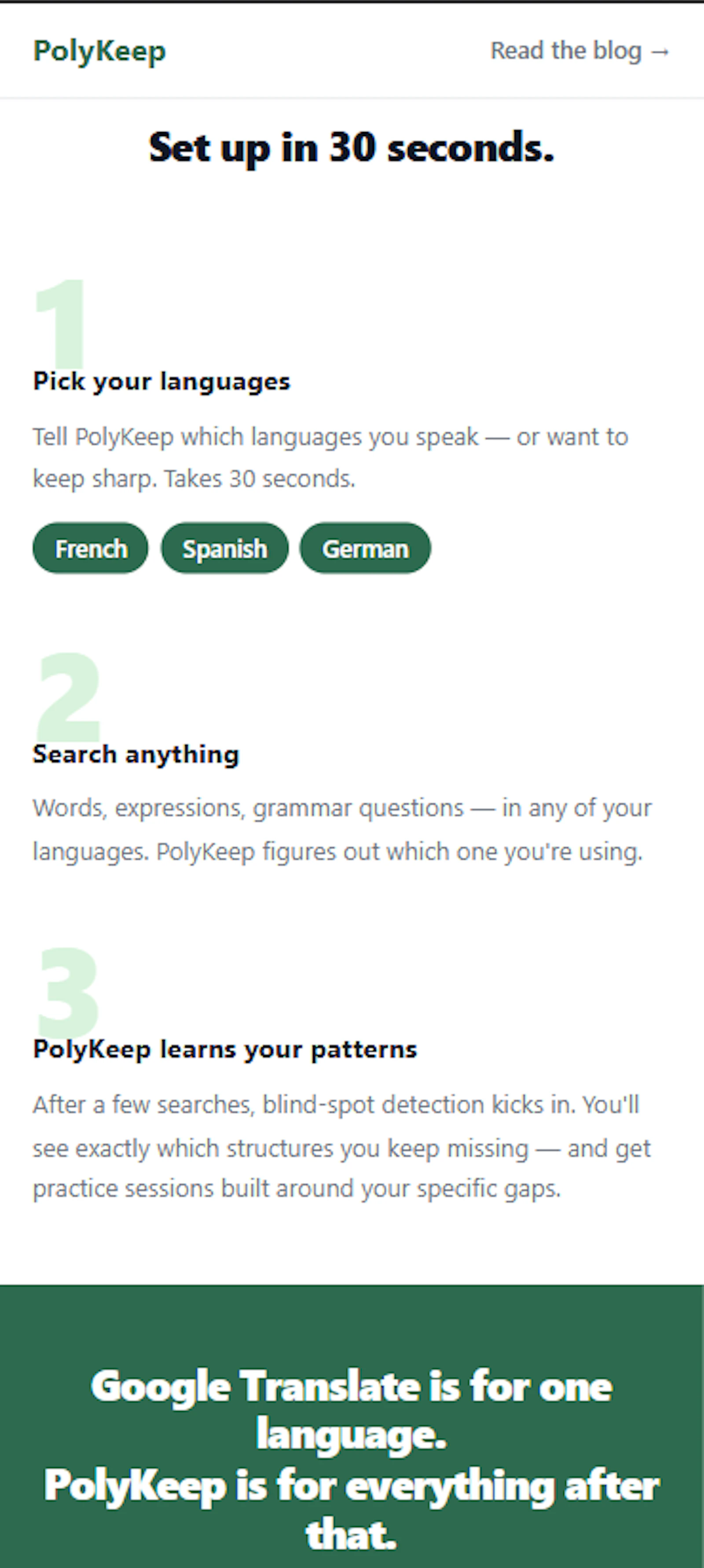 PolyKeep - Keep All Your Languages Sharp screenshot 2