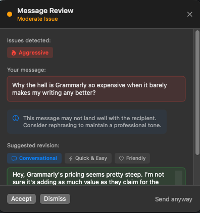 Convosify - Screenshot 2 showing product features and functionality