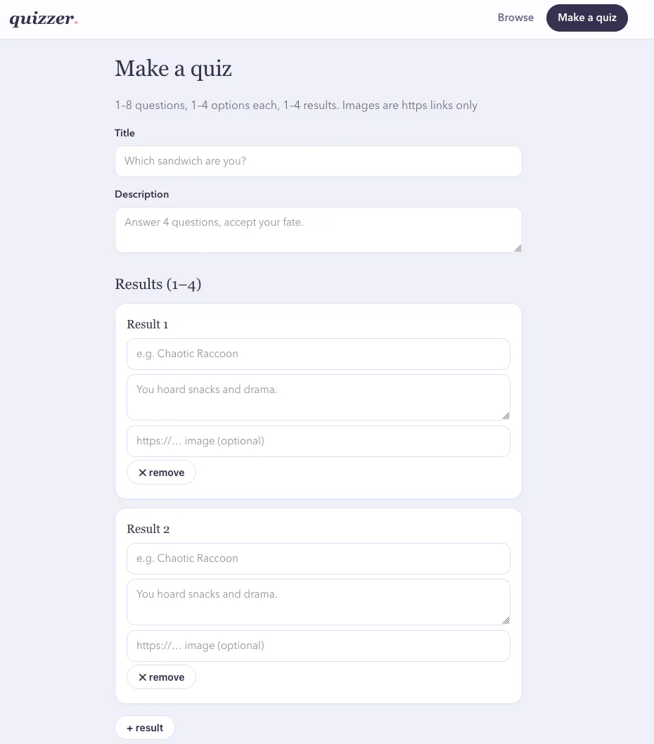 Quizzer gallery image