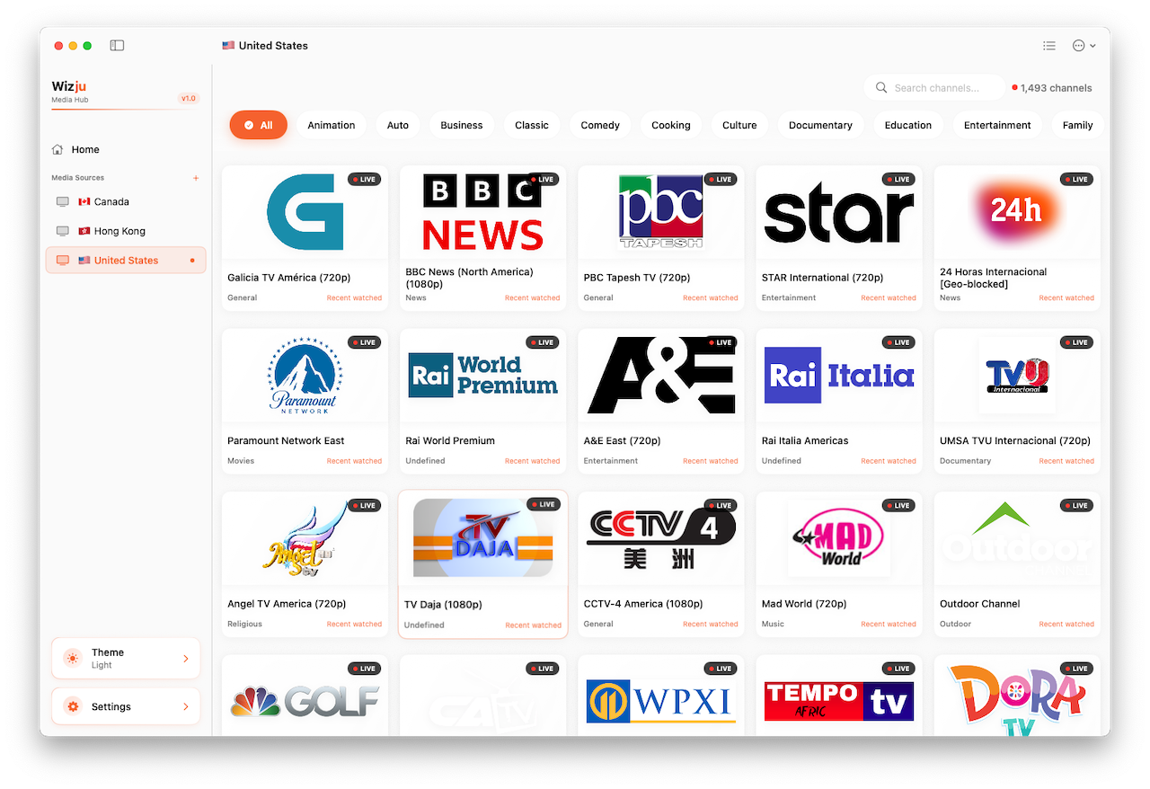 Mídia 1 de Wizju - Your IPTV Player. Clean, fast, and multi-platform