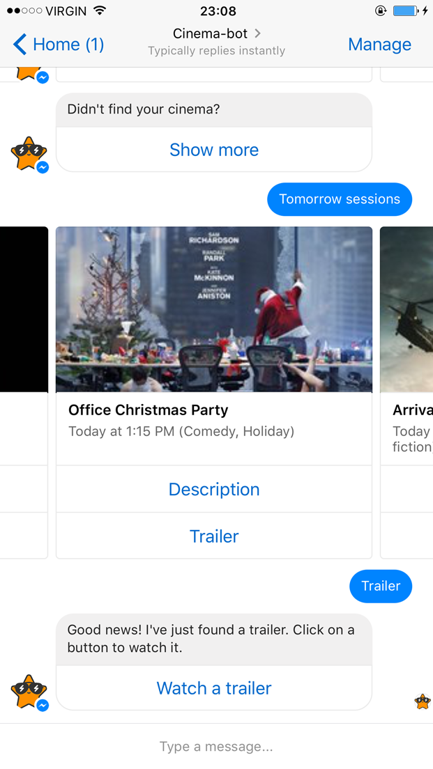 Cinema-bot gallery image
