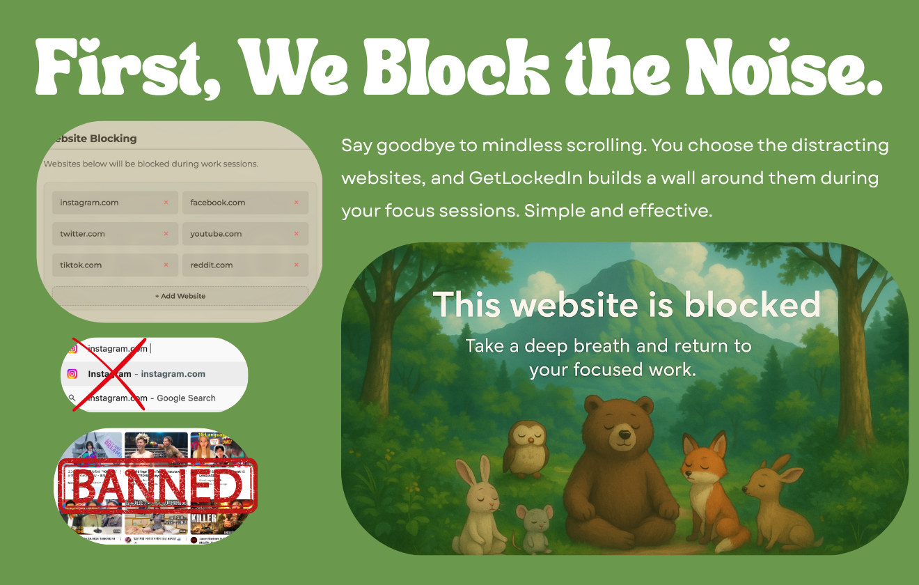 GetLockedIn - Productivity dashboard gallery image