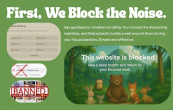 GetLockedIn - Productivity dashboard gallery image
