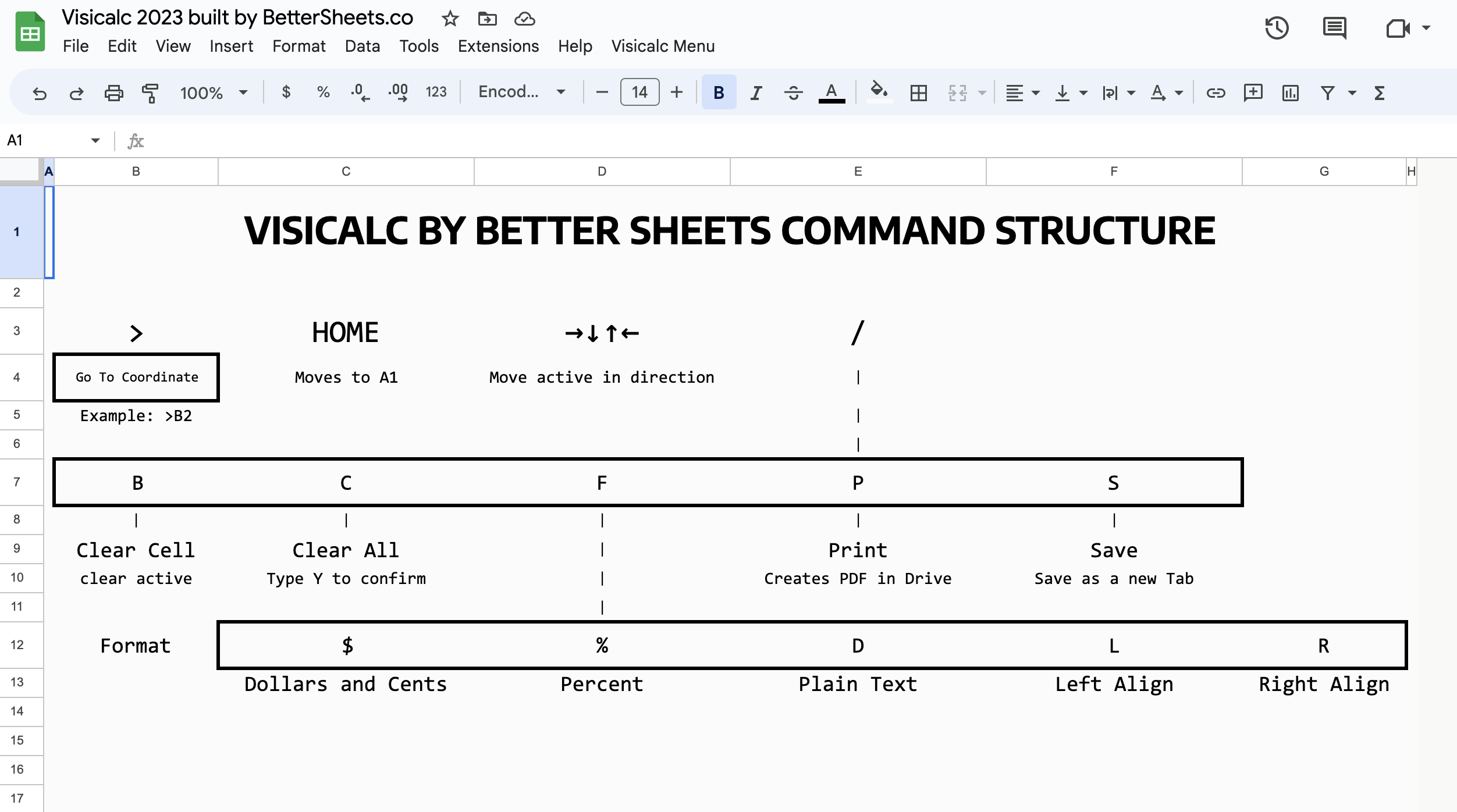 VisiCalc 2023 - Omaggio a Visicalc all'interno dei fogli di Google media 2