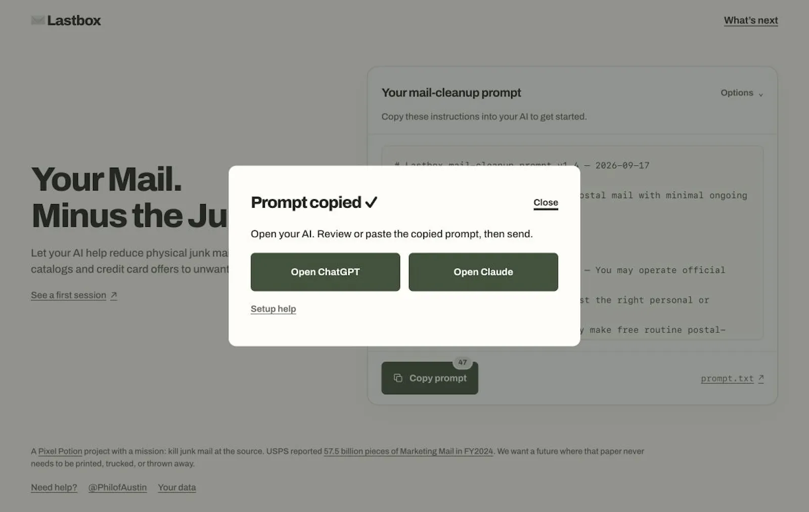 Lastbox screenshot 3