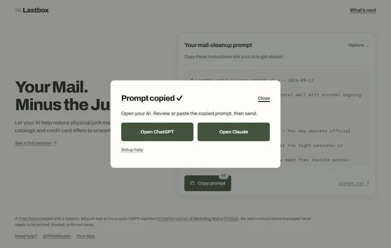 Lastbox screenshot 3