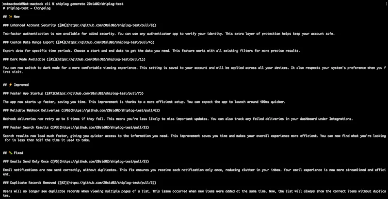 ShipLog screenshot 2