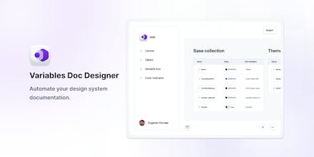 Variables Doc Designer - Figma Plugin gallery image