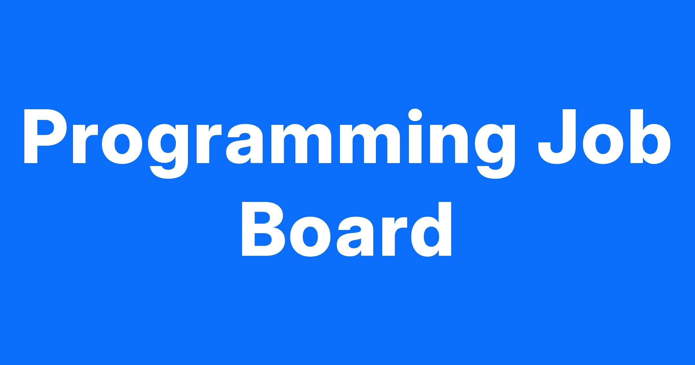 Lavori di programmazione media 1