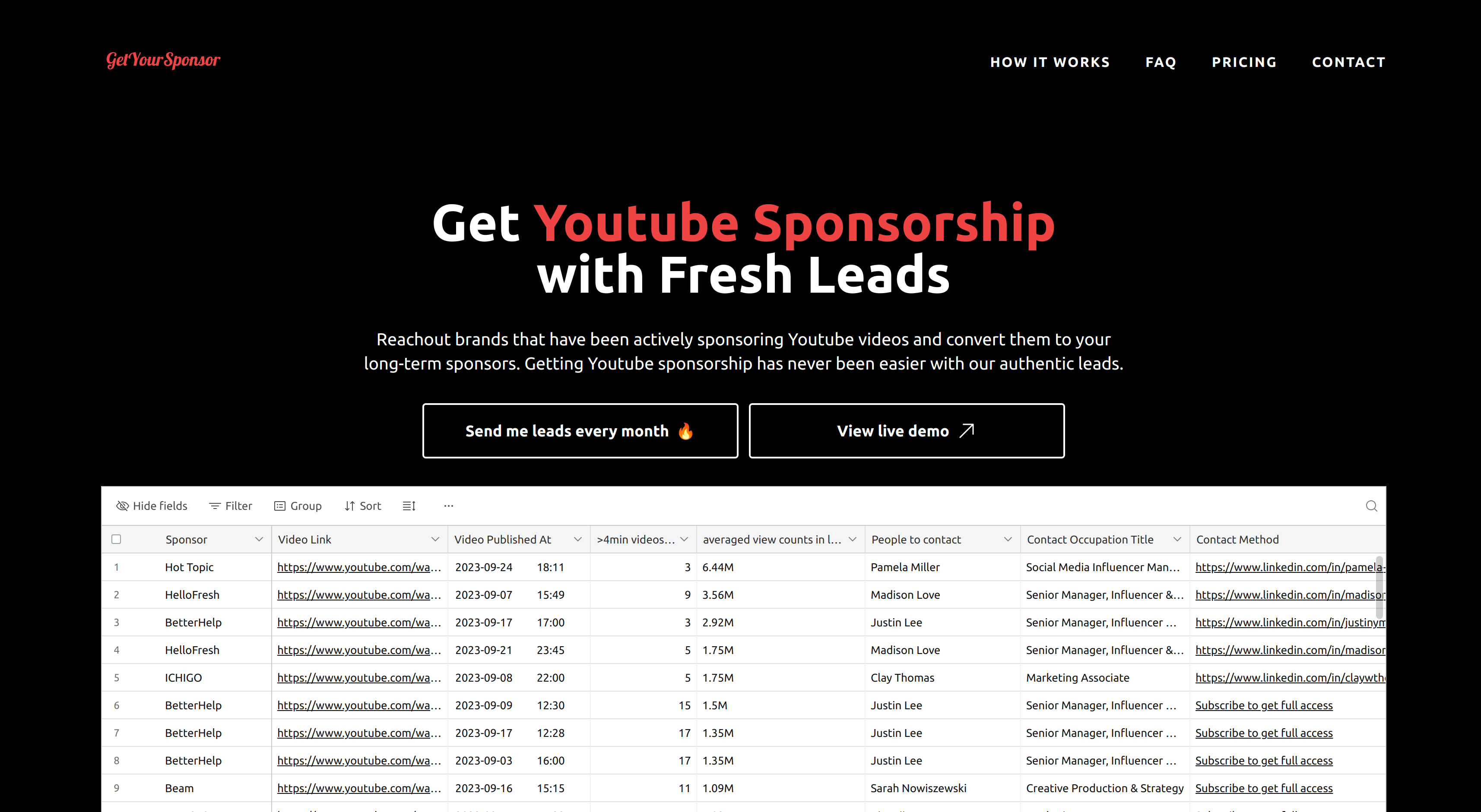 Media GetYourSponsor - Tìm tài trợ cho kênh YouTube của bạn bằng cách sử dụng khách hàng tiềm năng mới 1