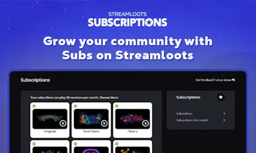 Subscriptions on Streamloots gallery image
