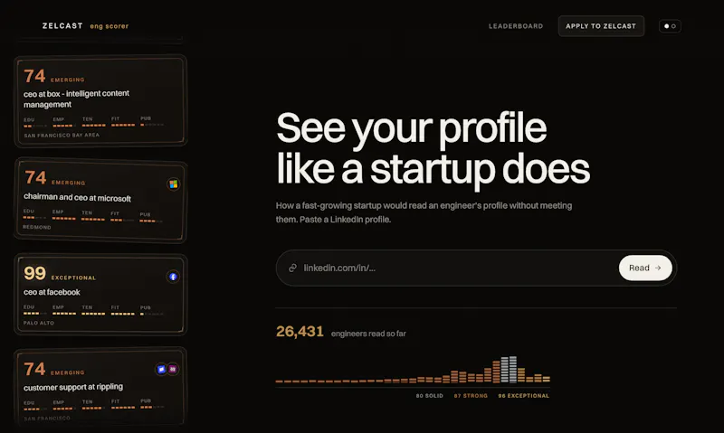 Zelcast Eng Scorer screenshot 1