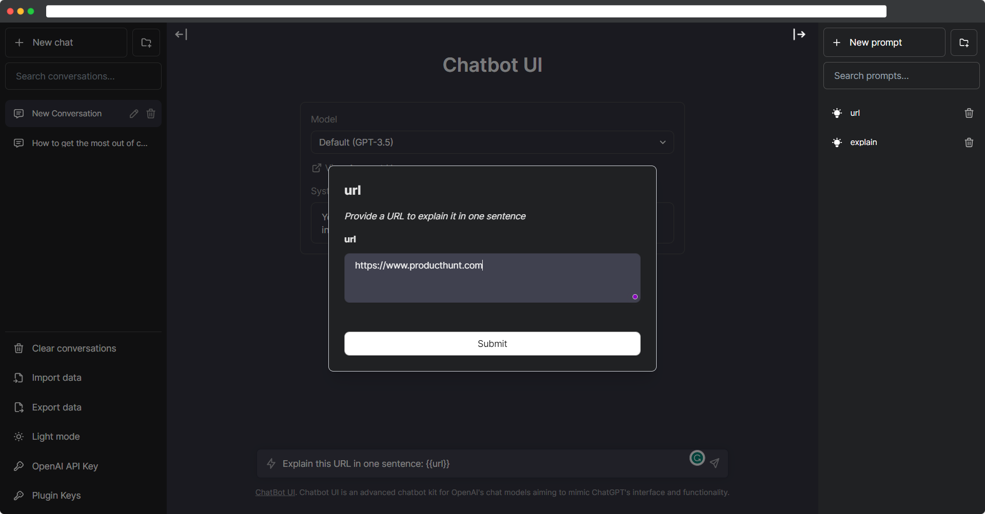ChatBot UI gallery image