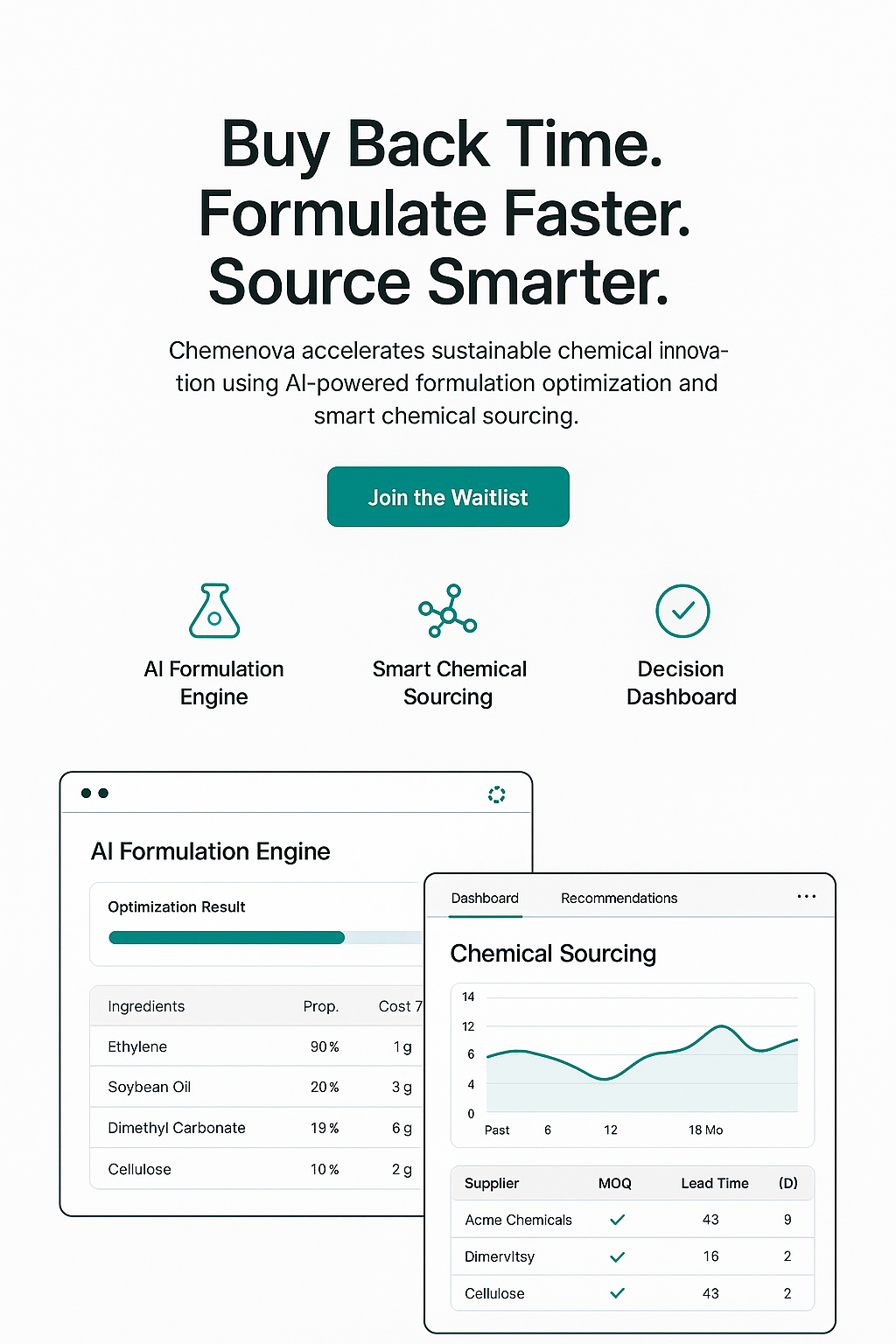 ChemeNova - Formulation Intelligence gallery image