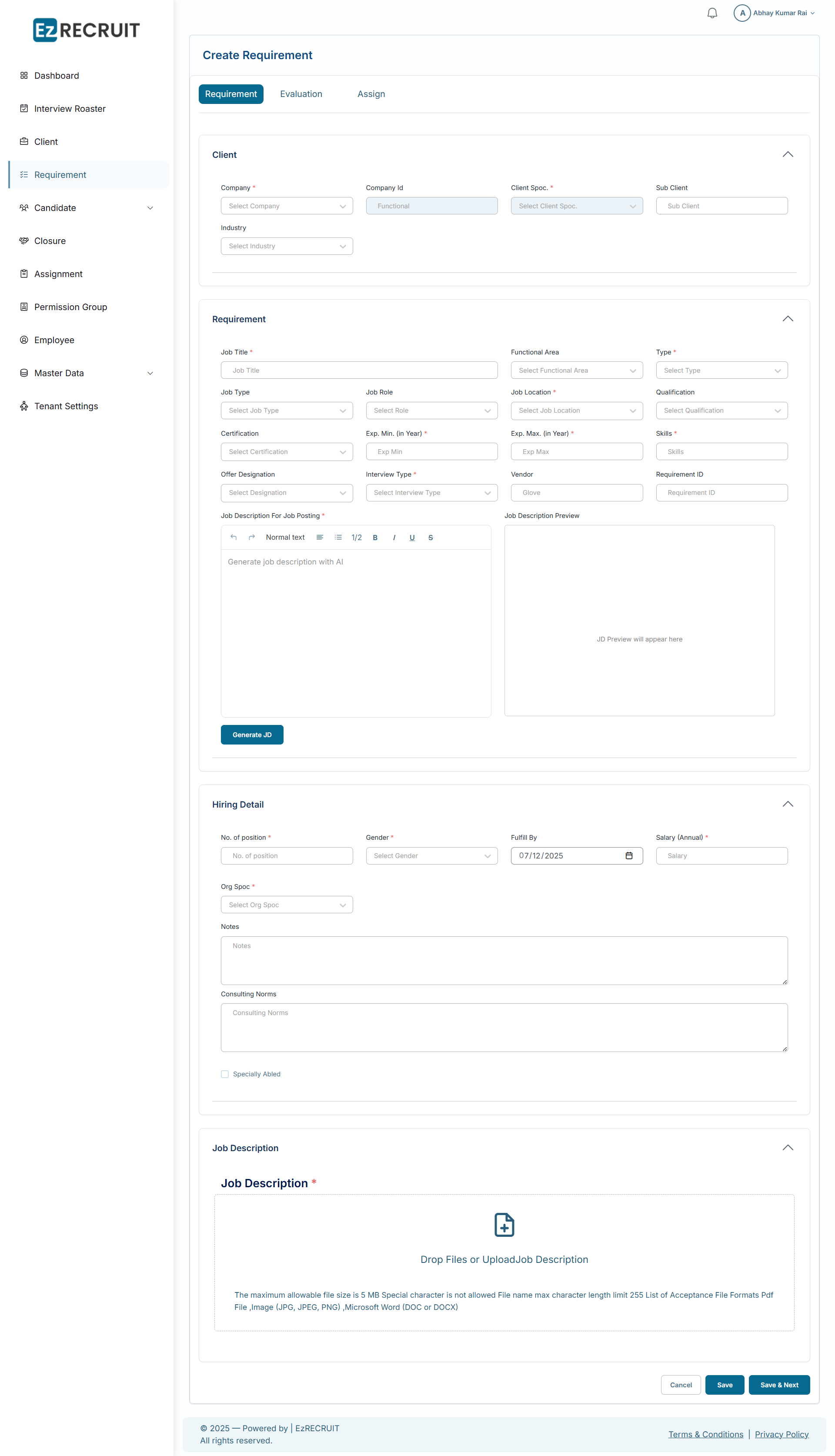 EzRecruit gallery image