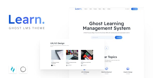 Learn LMS Ghost Theme media 1