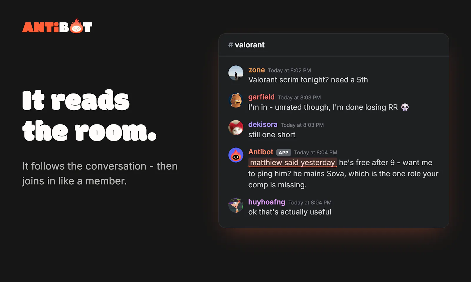Antibot screenshot 2