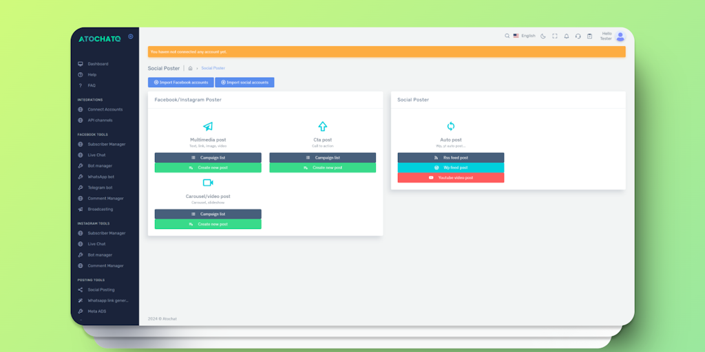 Atochat - Chatbot Marketing Software