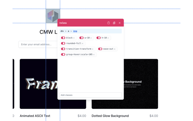 Tailwind Lens gallery image