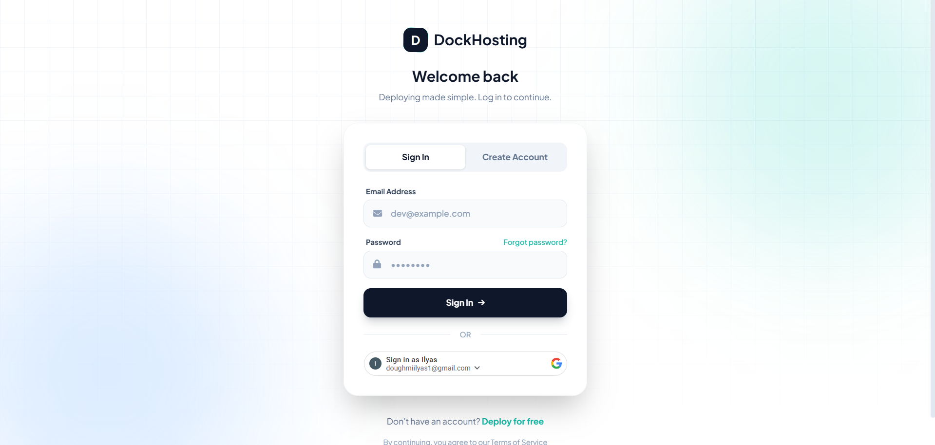 Dock Hosting gallery image