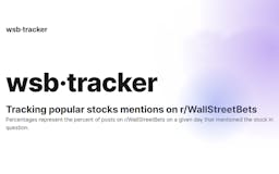 Wall Street Bets Tracker media 1