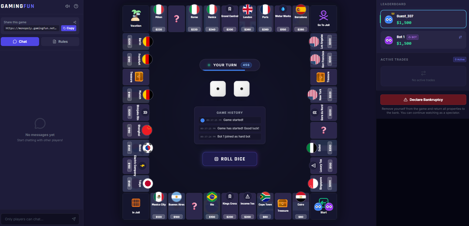 Monopoly - Screenshot 2 showing product features and functionality