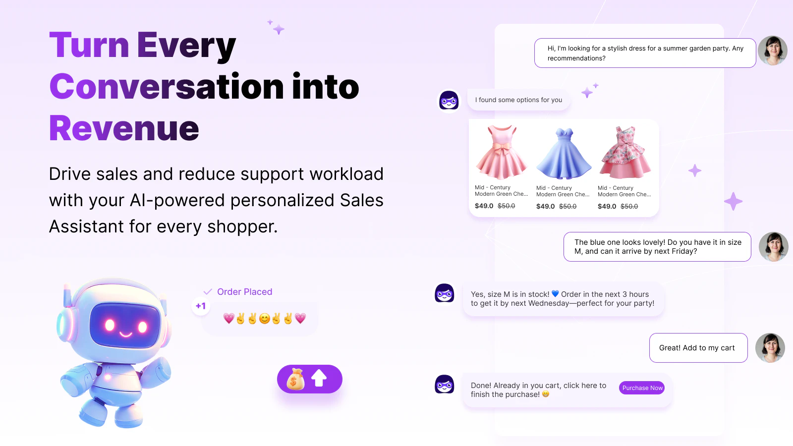 Algoshop AI Sales Chatbot screenshot 1