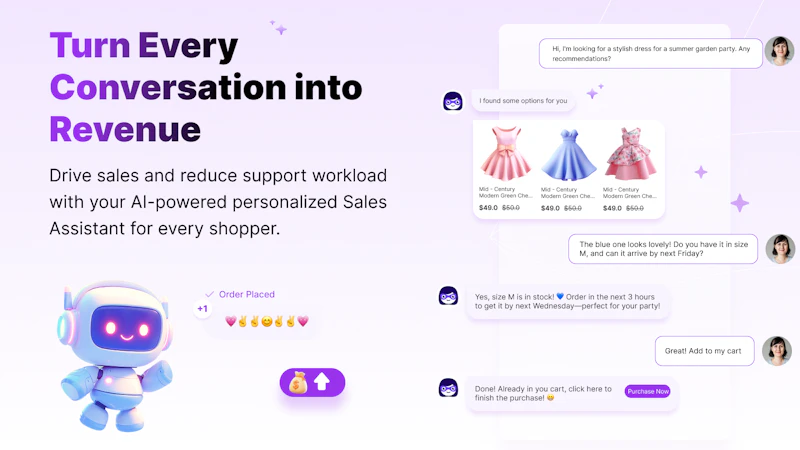 Algoshop AI Sales Chatbot screenshot 1
