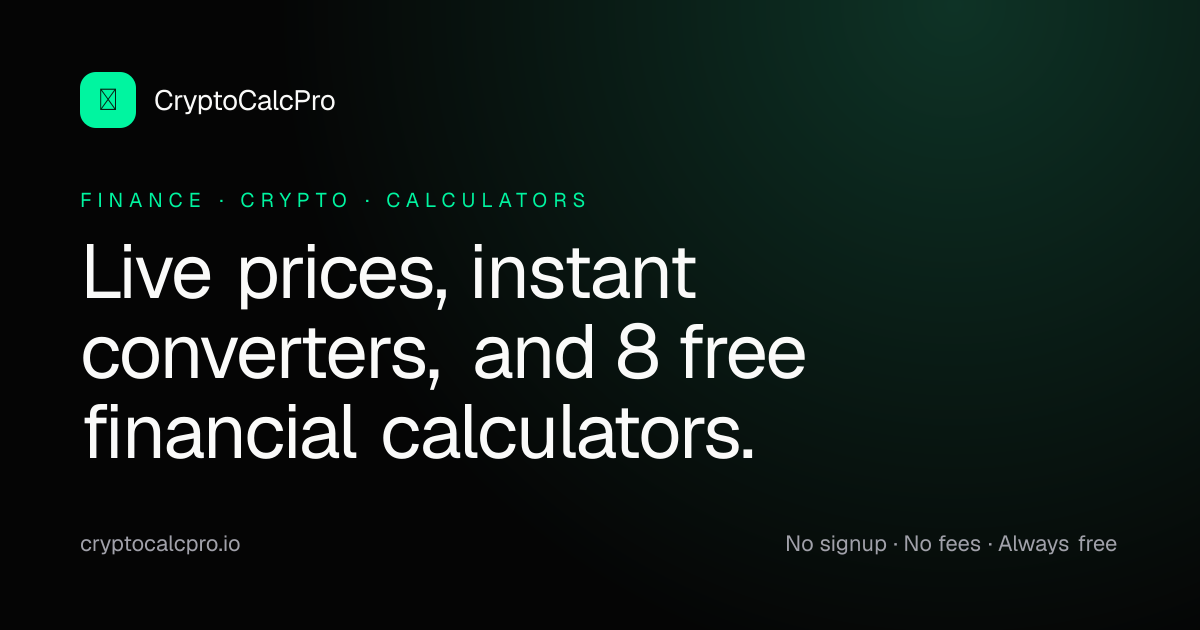 CryptoCalcPro gallery image
