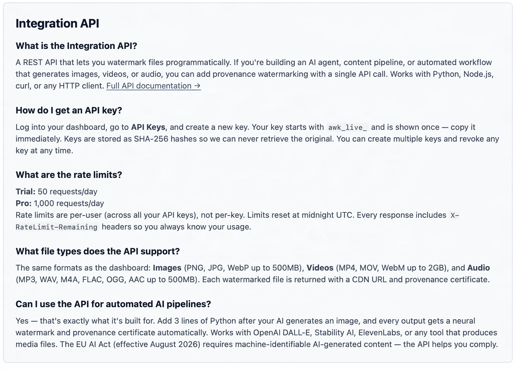 AIWatermark Invisible Neural Watermarks gallery image