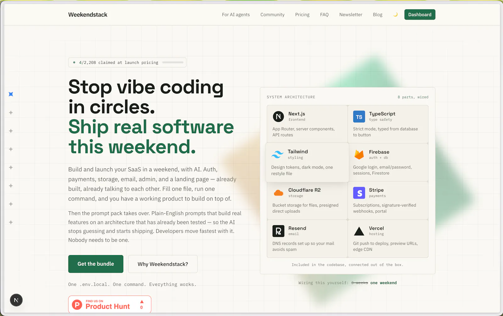 Weekendstack screenshot 2