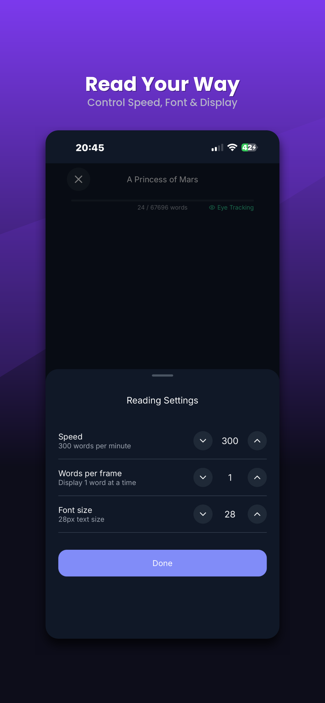 FastReadi - Screenshot 2 showing product features and functionality