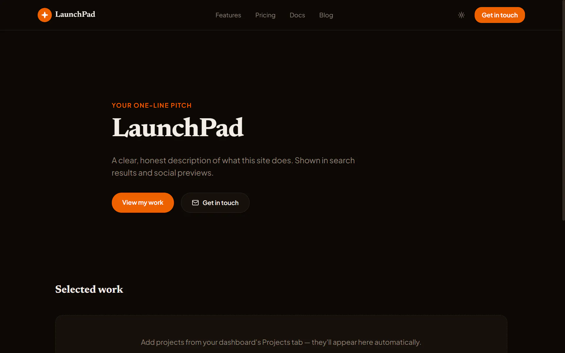 LaunchPad screenshot