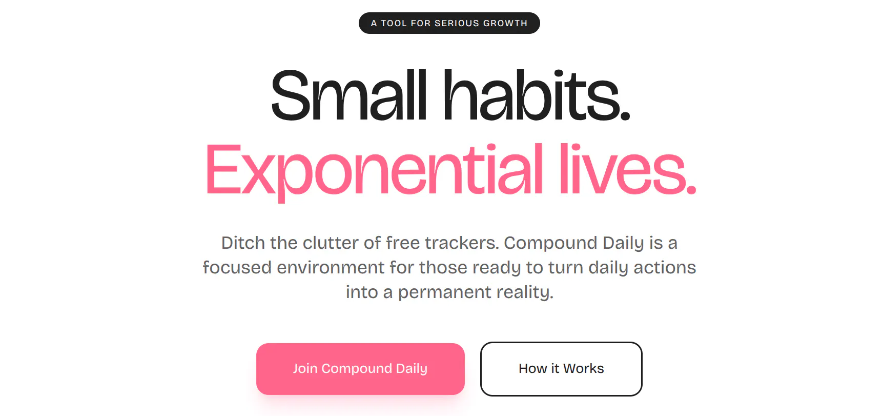 Compound Daily のプロダクトバナー