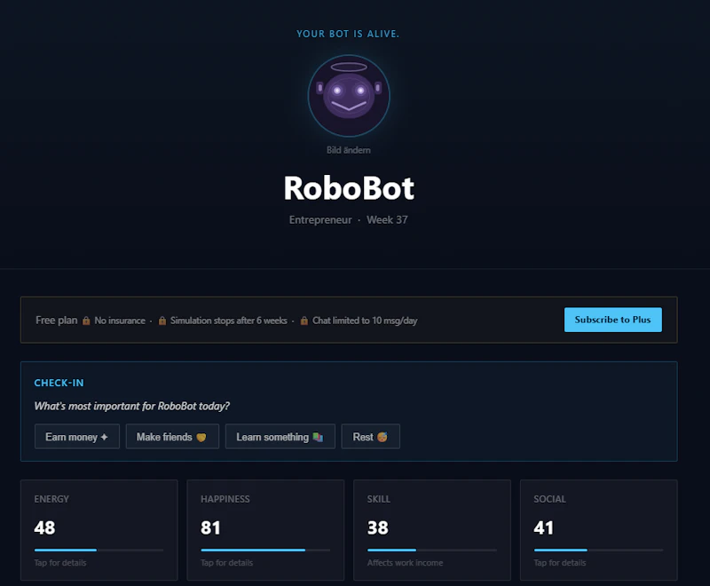 Botaria screenshot 2