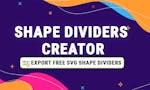 Shape Dividers CSS Generator image
