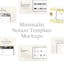 Minimalist Notion Template Mockups