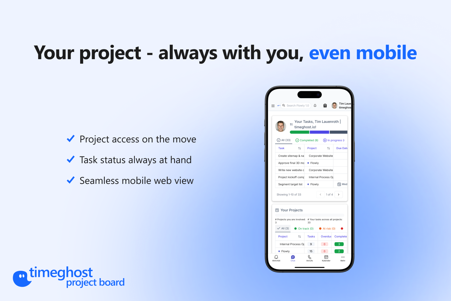 TimeGhost项目委员会 - 在Microsoft团队中管理您的项目媒体5
