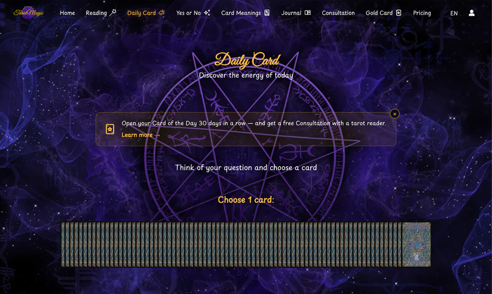 Tarot Magic screenshot 2