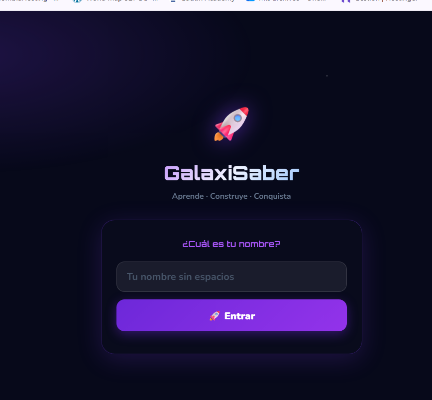 GalaxiSaber — Entrar media 1