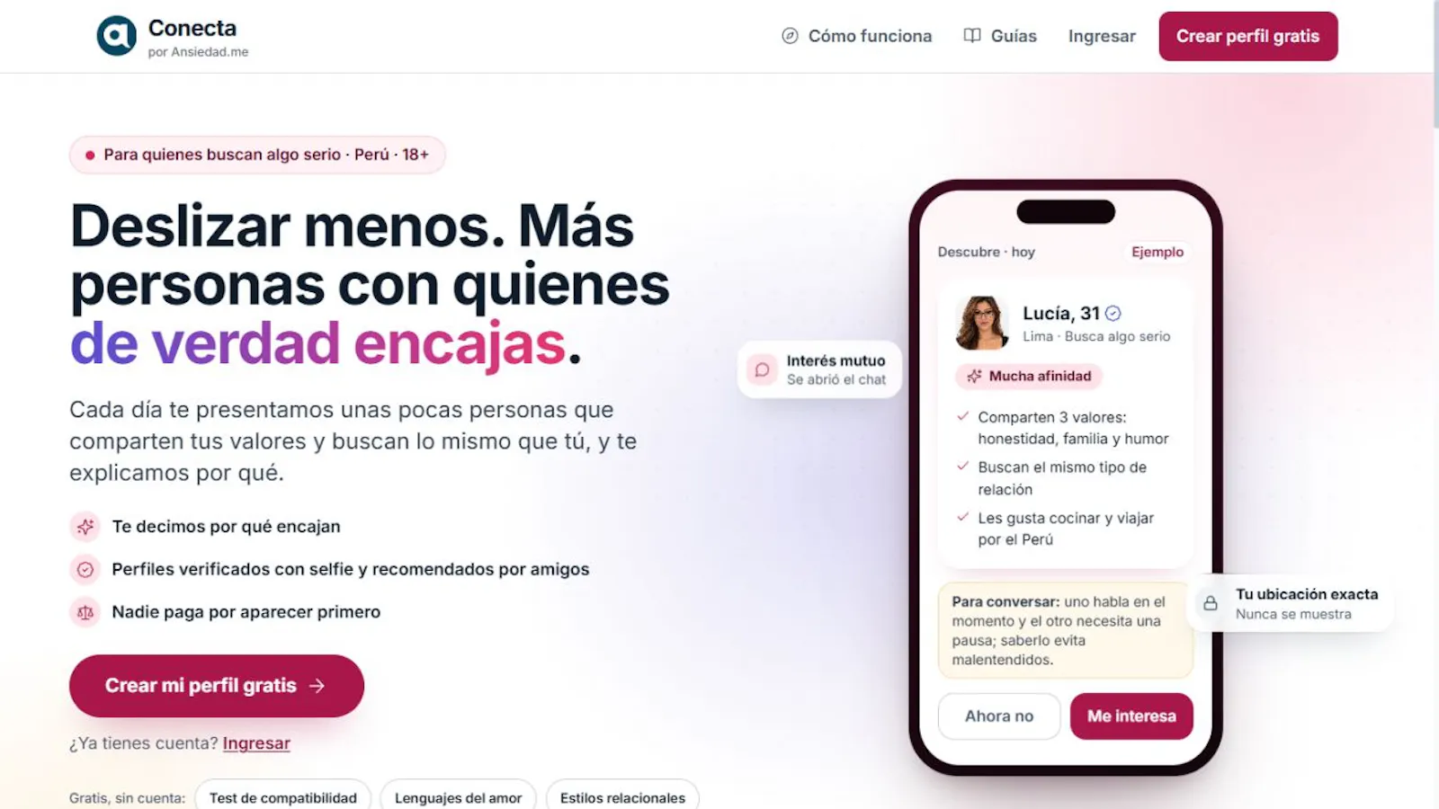 Conecta.ansiedad.me screenshot 3